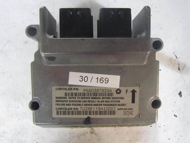 30-169 Centralina Airbag Chrysler P56038792AA 39754C JEEP GRAND CHEROKEE