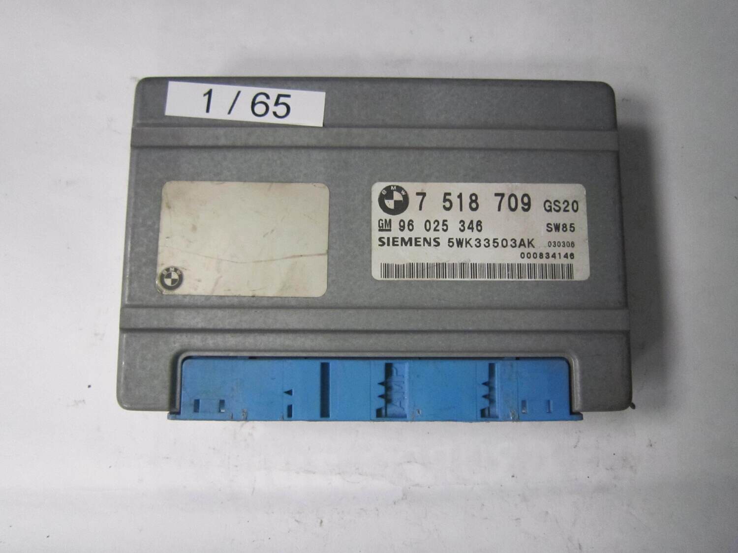 1-65 Centralina Cambio Automatico Siemens 5WK33503AK 7 518 709 7518709 96 025 346 BMW SERIE  X X 5 3.0
