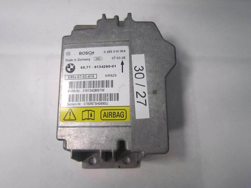 30-27 Centralina Airbag Bosch 0 285 010 064 0285010064 65.77-9134280-01 6577913428001 E89X-07-03-410 BMW Benzina SERIE 3 335 3.0