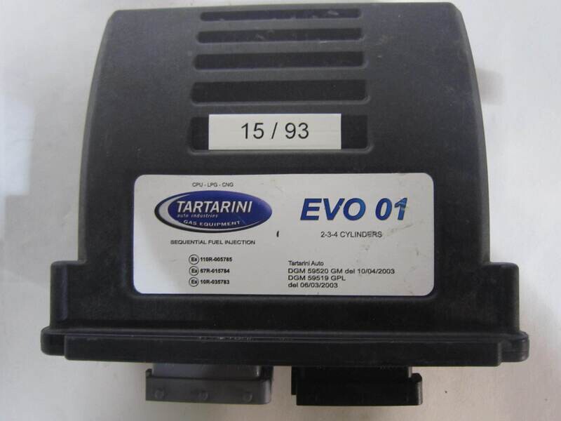 15-93 Centralina GPL / Metano Tartarini EVO 01 EVO01 2/3/4  CILINDRI 234CILINDRI Benzina/GPL/Metano