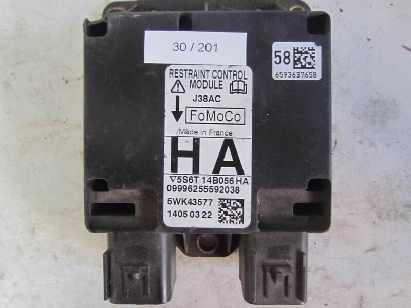 30-201 Centralina Airbag Fomoco 5S6T 14B056 HA 5S6T14B056HA J38AC 5WK43577 MAZDA Generica 2
