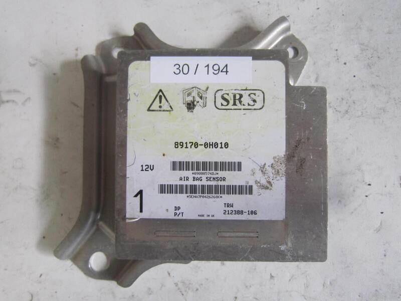 30-194 Centralina Airbag TRW 89170-0H010 891700H010 212388-106 212388106 TOYOTA Generica AYGO