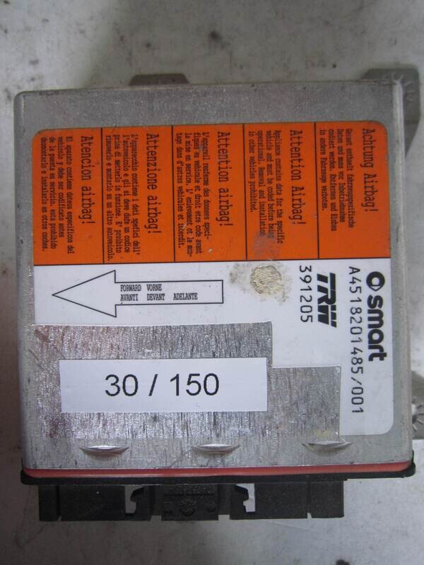 30-150 Centralina Airbag TRW A 451 820 14 85 / 001 A4518201485001 391205 SMART Generica FORTWO 451