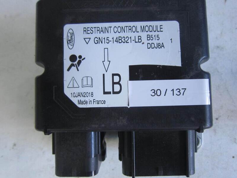 30-137 centralina airbag ford gn15-14b321-lb b515 ddj8a   ford fiesta