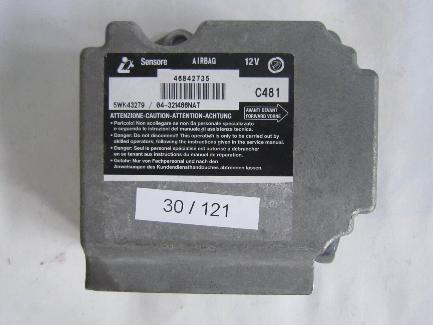 30-121 Centralina Airbag Siemens 5WK43279 46842735 C481-321466NAT ALFA ROMEO / FIAT / LANCIA Diesel LIBRA 1.9