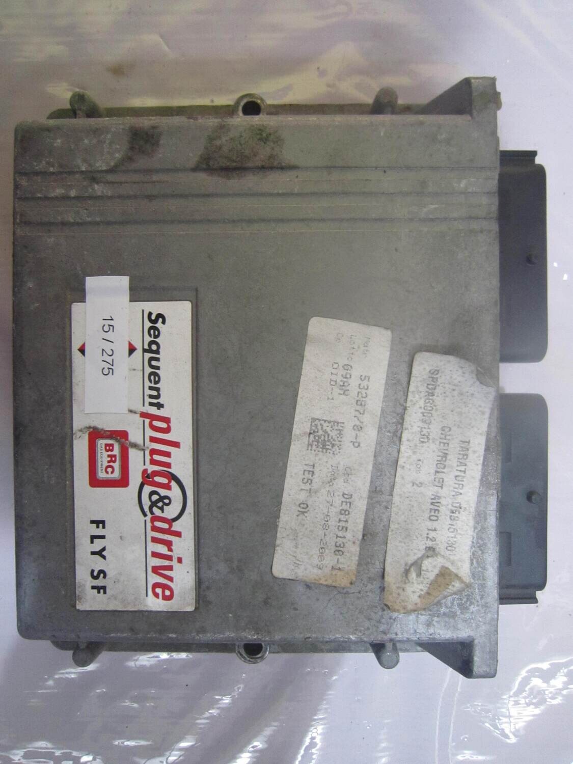 15-275 Centralina GPL BRC DE815130-1     CHEVROLET Benzina / GPL AVEO