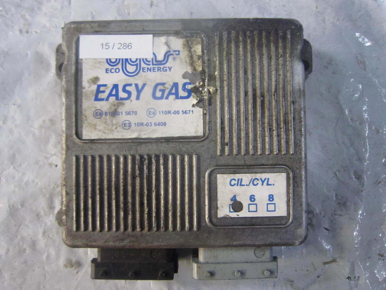 15-286 Centralina Gas Gpl Bigas EASY GAS EASYGAS ECO ENERGY 67R-01 5670 110R-00 5671 10R-03 6408  BENZINA / GPL