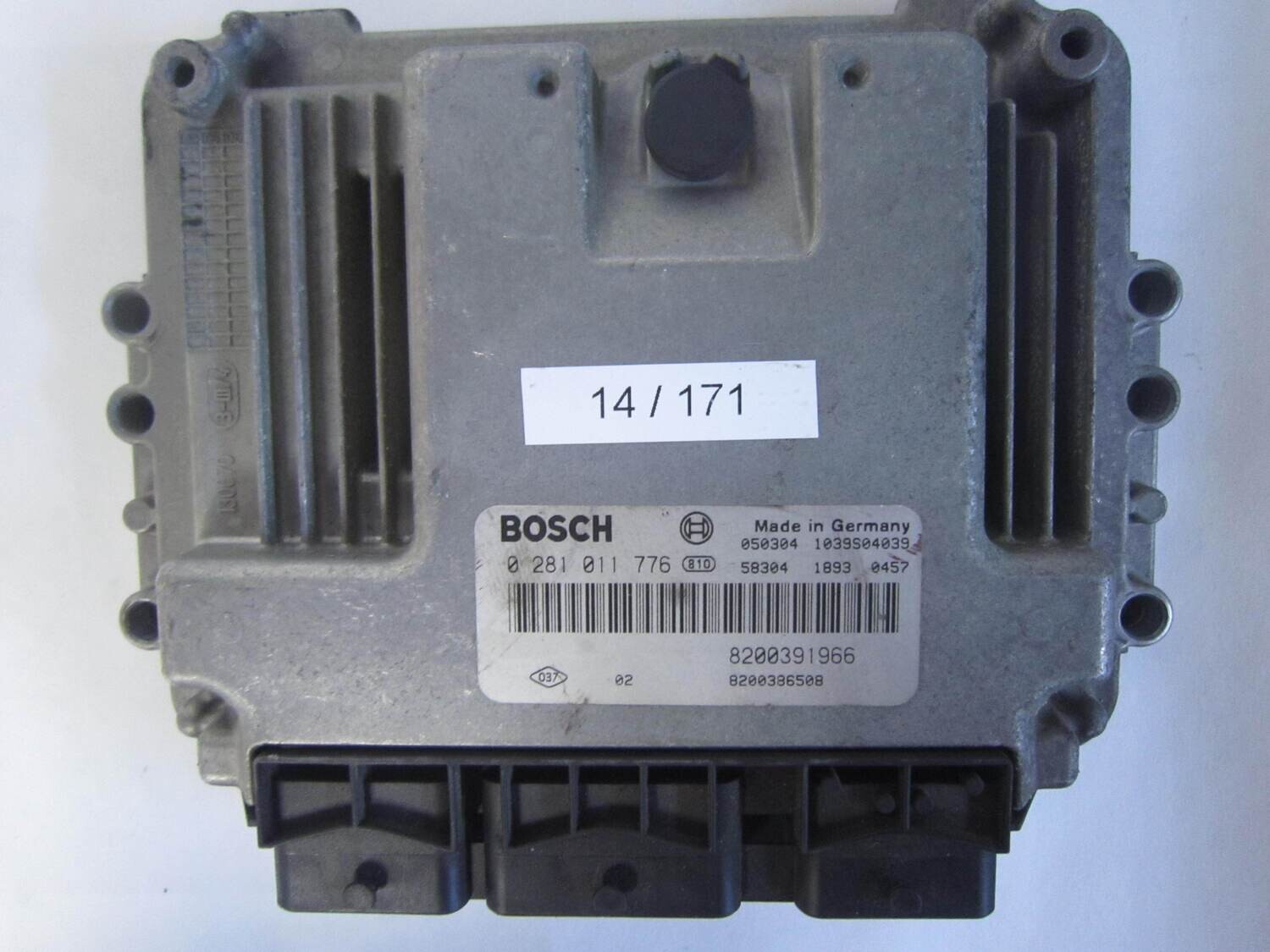 14-171 Centralina Motore Bosch 0281011776 0 281 011 776 8200391966  1039S04039  8200386508    RENAULT  MEGANE_ SCENIC_ 1.9_ DCI