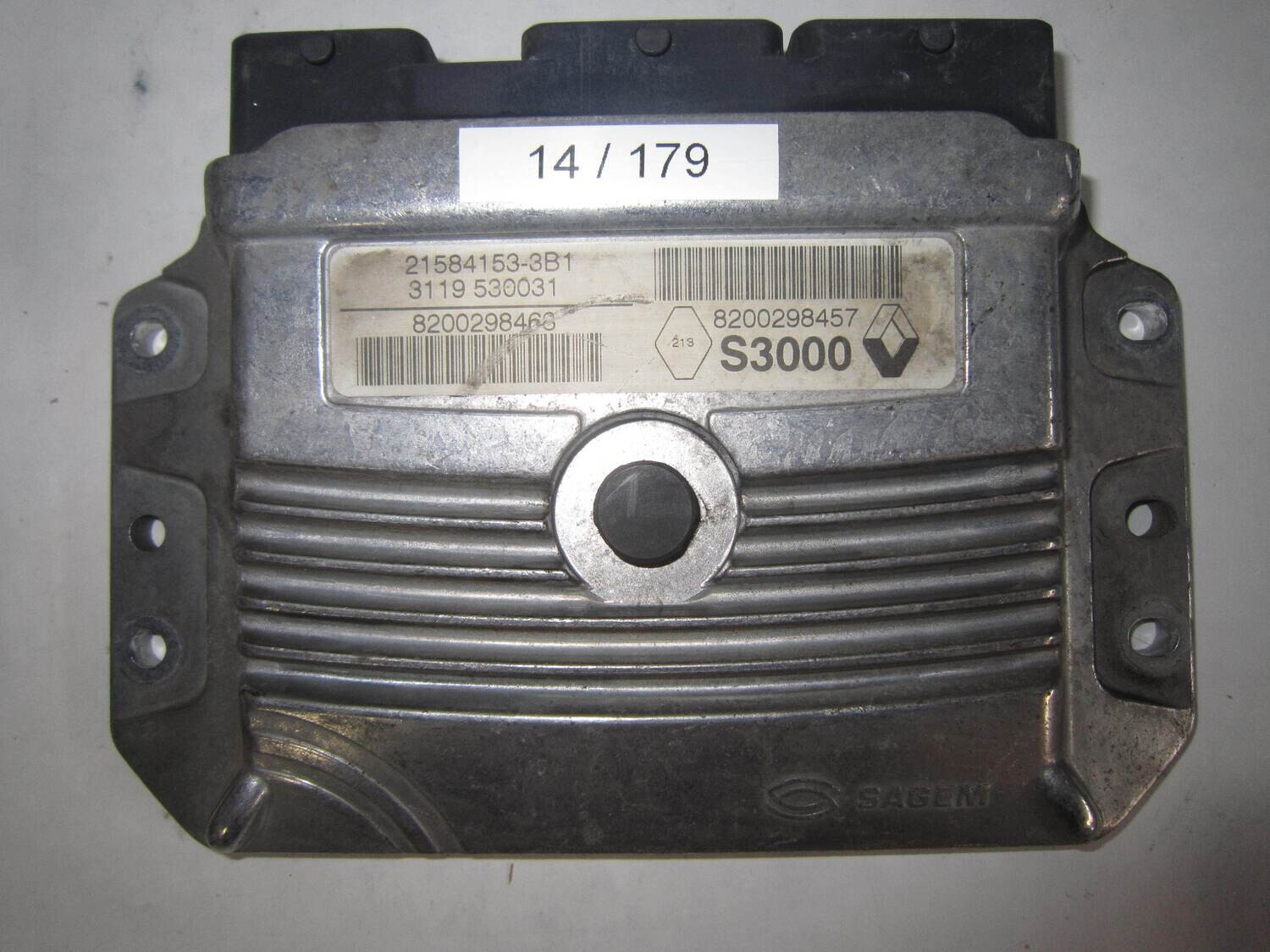 14-179 Centralina Motore Sagem 215841533B1 21584153-3B1 8200298463  8200298457  3119 530031 3119530031 S3000  RENAULT  Megane 1.6 16V