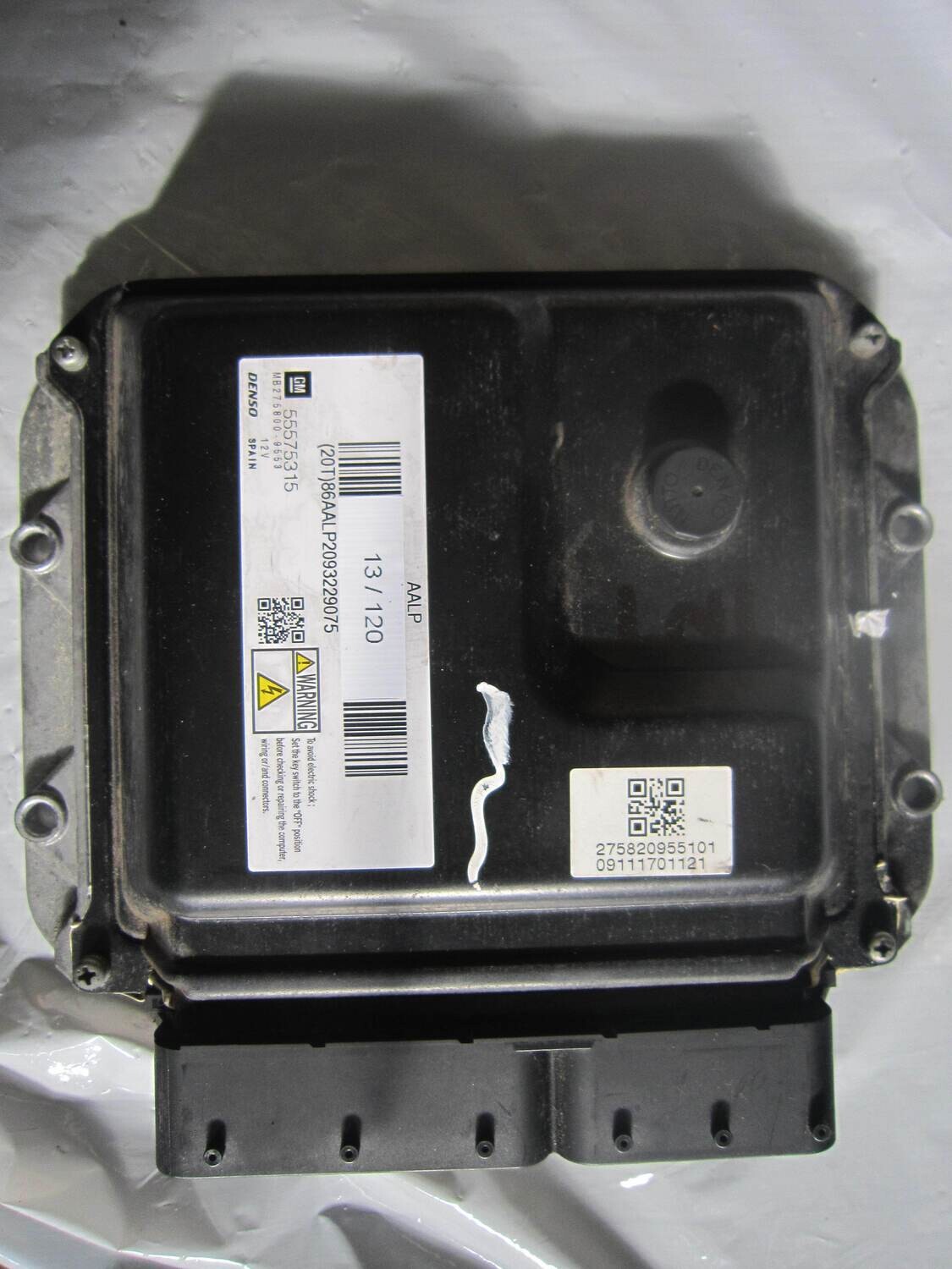 13-120 Centralina Motore Denso 55575315 MB275800-9553 MB2758009553 OPEL Diesel ASTRA