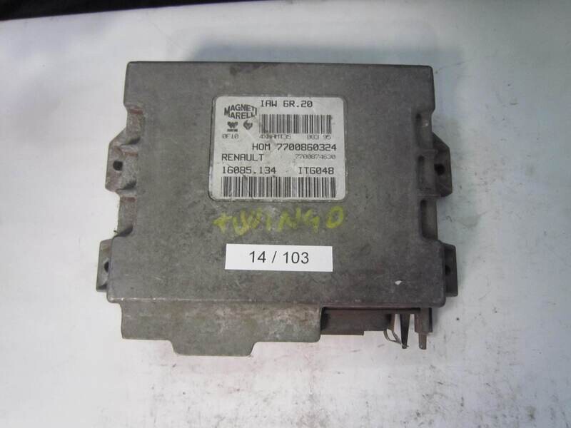 14-103 Centralina Motore Magneti Marelli IAW6R20 IAW 6R.20 7700860324 7700860324 16085134 16085134     RENAULT  TWINGO 1.2