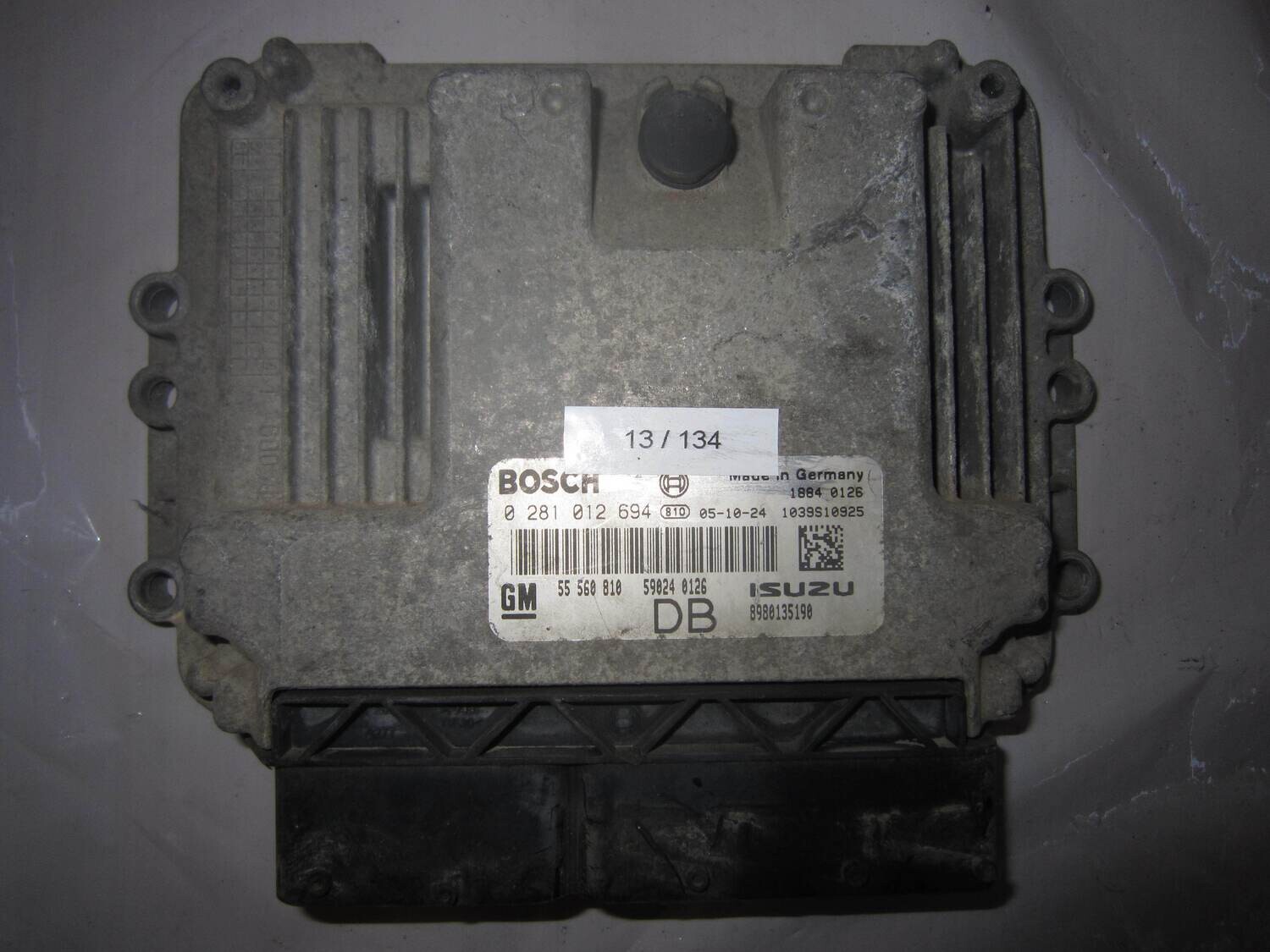 13-134 Centralina Motore Bosch 0 281 012 694 0281012694 1039S10925 8980135190 55 560 810 OPEL Diesel ASTRA 1.7