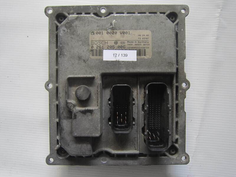 12-139 Centralina Motore Bosch 0 261 205 006 0261205006 001 0020 V001 0010020V001 1279H04994 SMART Benzina FORTWO 451 1.0