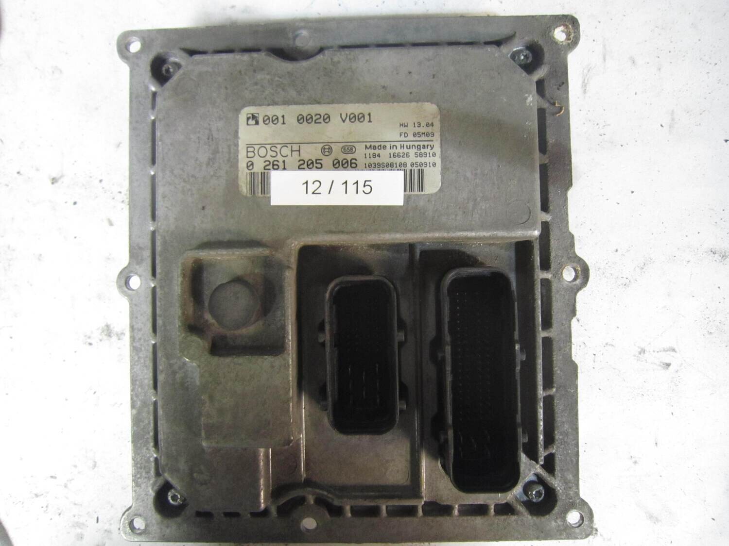 12-115 Centralina Motore Bosch 0 261 205 006 0261205006 001 0020 V001 0010020V001 1279H04994 SMART Benzina FORTWO 450  1.0