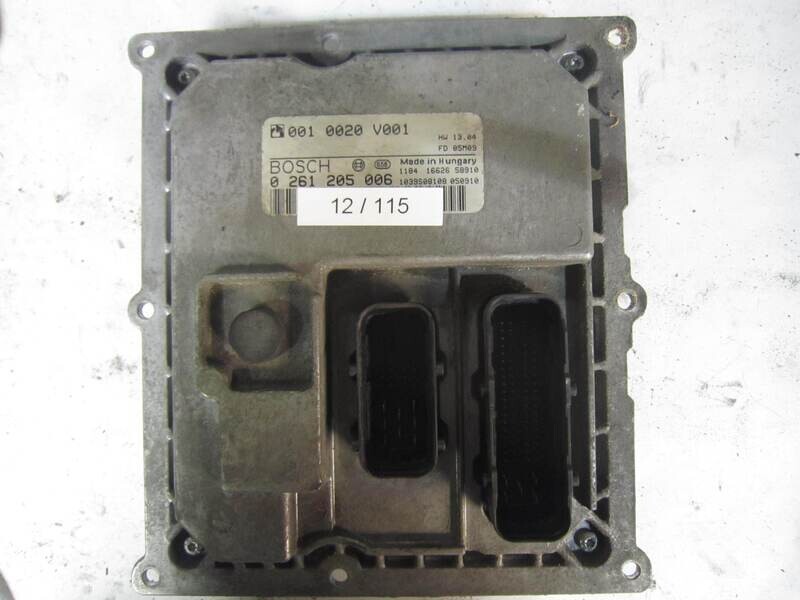 12-115 Centralina Motore Bosch 0 261 205 006 0261205006 001 0020 V001 0010020V001 1279H04994 SMART Benzina FORTWO 450  1.0