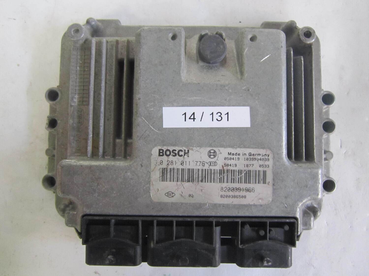 14-131 Centralina Motore Bosch 0281011776 0 281 011 776 8200391966  1039S04039  8200386508    RENAULT  MEGANE_ SCENIC_ 1.9_ DCI