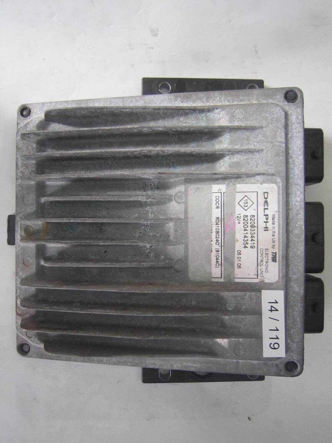 14-119 Centralina Motore Delphi  R0410B024C 8200334419  8200414354  81044C    RENAULT  MEGANE SCENIC 1.5 DCI
