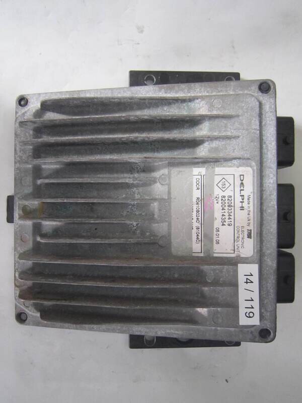 14-119 Centralina Motore Delphi  R0410B024C 8200334419  8200414354  81044C    RENAULT  MEGANE SCENIC 1.5 DCI