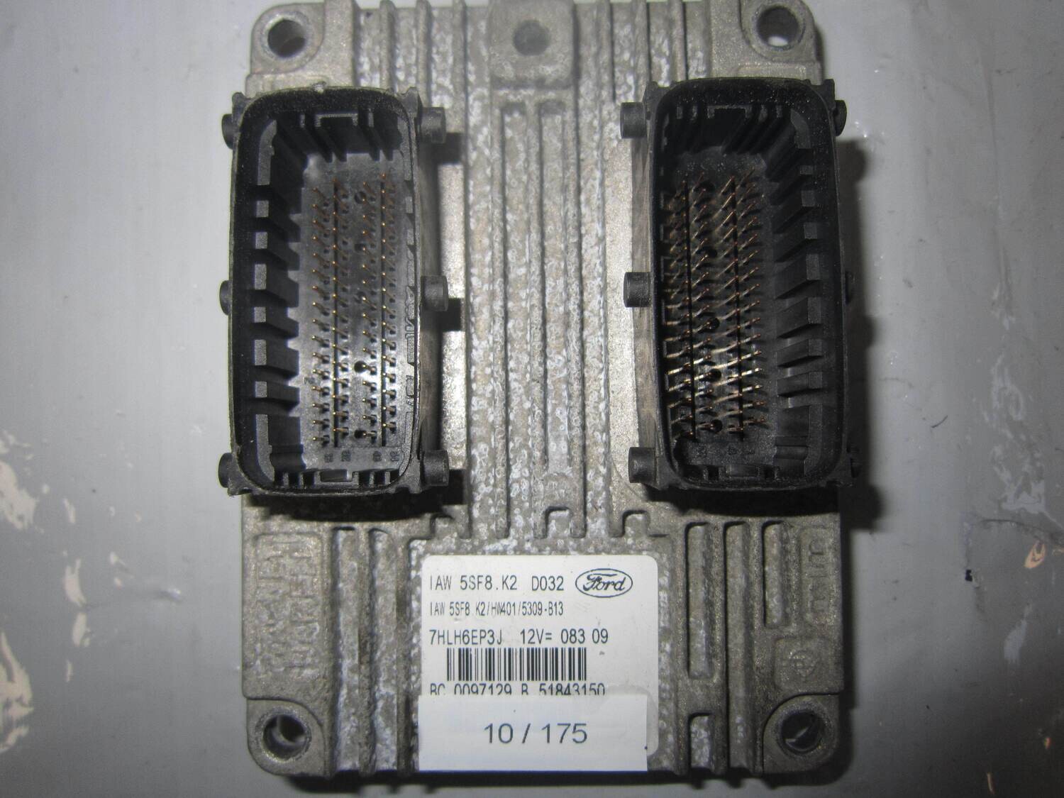10-175 Centralina Motore Magneti Marelli 51843150 BC.0097129.B HW401/5309-B13 FORD Benzina KA