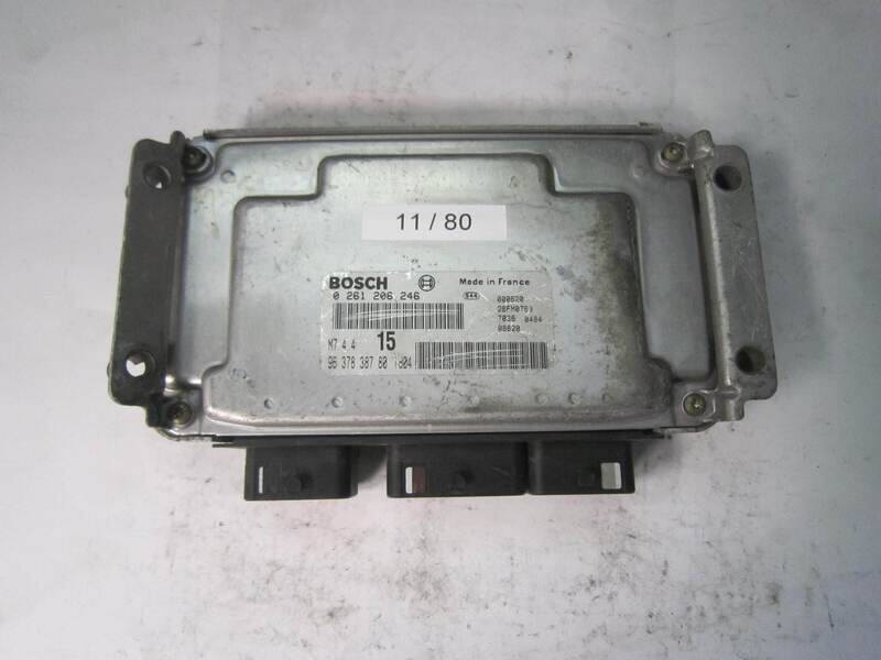 11-80 Centralina Motore Bosch 0 261 206 246 0261206246 96 378 387 80 9637838780 28FM0763 M7.4.4 CITROEN / PEUGEOT Benzina 106 SAXO 1.1