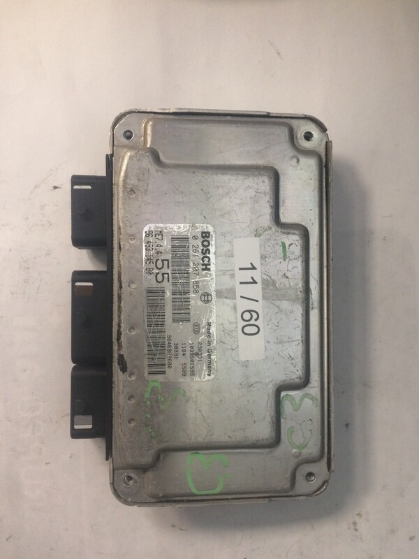 11-60 Centralina Motore Bosch 0 261 207 858 0261207858 9649314580 1039S01595 ME7.4.4 CITROEN / PEUGEOT Benzina C 3 1.6