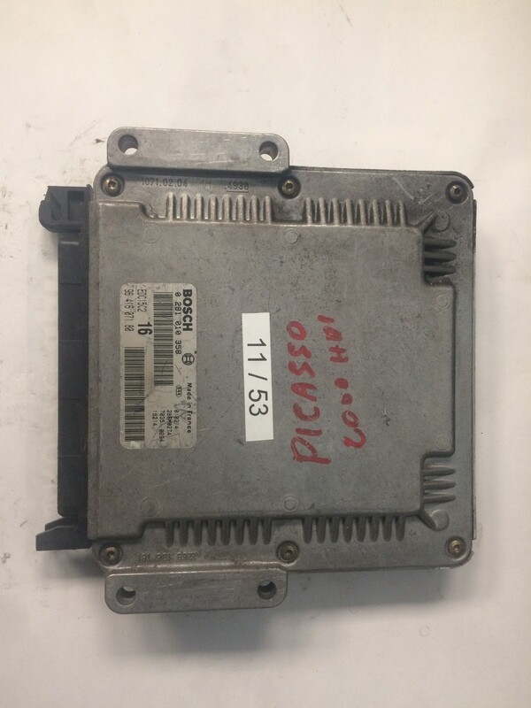 11-53 Centralina Motore Bosch 0 281 010 358 0281010358 9641607180 28FM0274 EDC15C2 CITROEN / PEUGEOT Diesel XSARA PICASSO 2.0