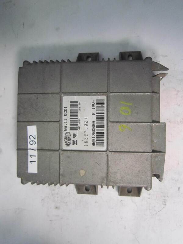 11-92 Centralina Motore Magneti Marelli 16227024 9621760680 1AP1YA64 CITROEN / PEUGEOT Benzina 106 1.1