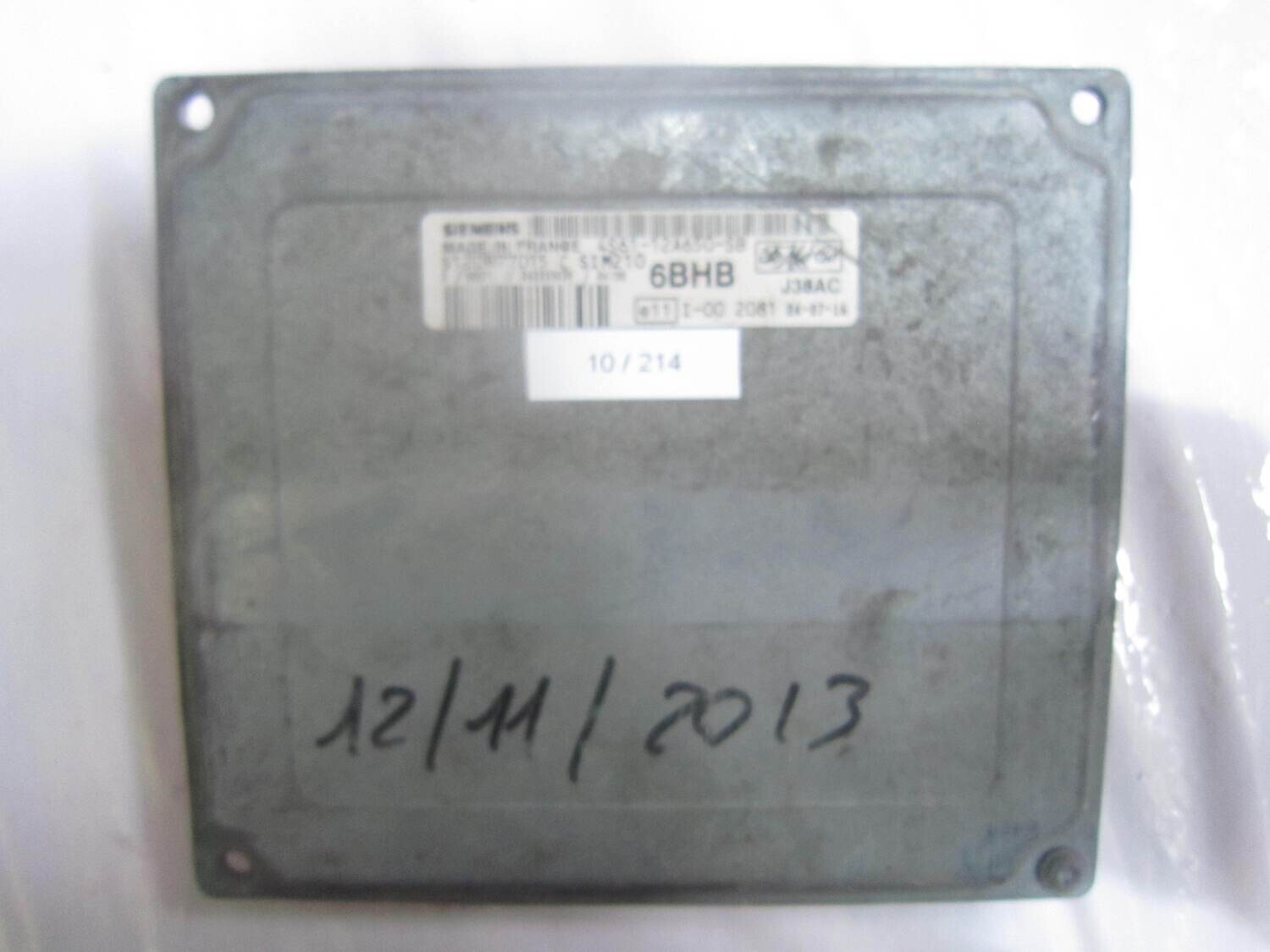 10-214 Centralina Motore Siemens S120977015 C S120977015C 4S61-12A650-SB 4S6112A650SB 6BHE SIM210 J38AC FORD Benzina FIESTA FUSION 1.4