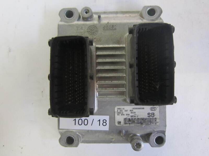 100-18 Centralina Motore Bosch 0 261 207 964 0261207964 55 350 550 55350550 1039S00508 OPEL Benzina CORSA 1.2