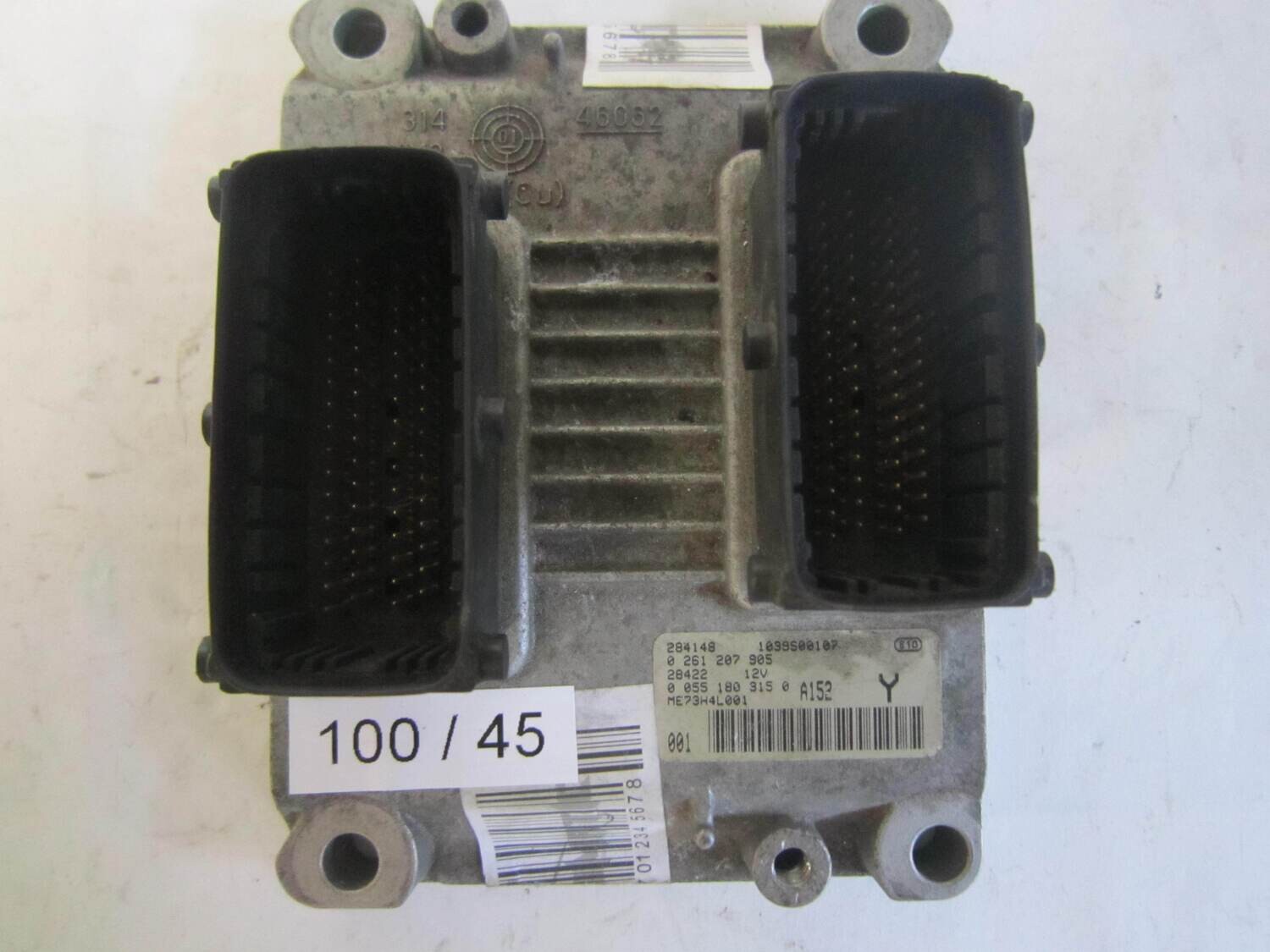 100-45 Centralina Motore Bosch 0 261 207 905 0261207905 0 055 180 315 0 00551803150 1039S00107 ME73H4L001 ALFA ROMEO / FIAT / LANCIA Benzina YPSILON 1.4