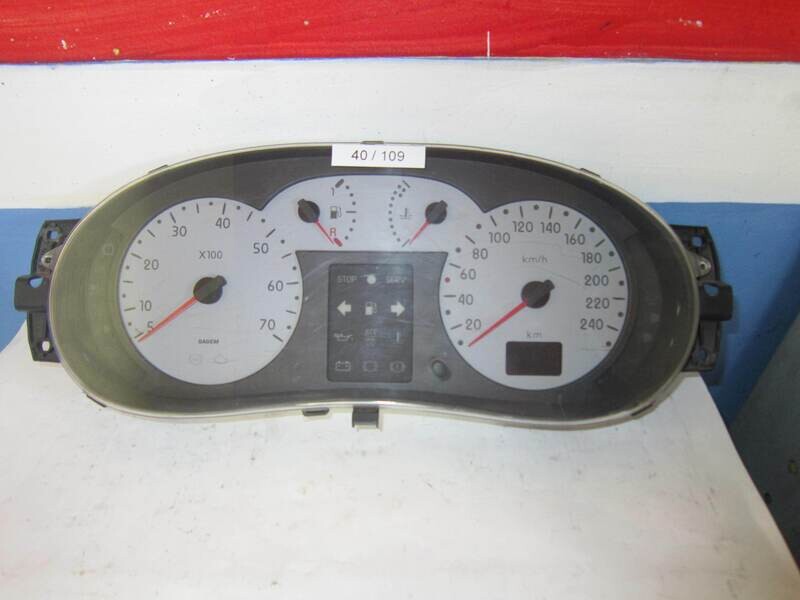 40-109 Quadro Strumenti / Contachilometri Sagem 21650176-1 216501761 X 65 STO EU SP D X65STOEUSPD RENAULT Benzina CLIO