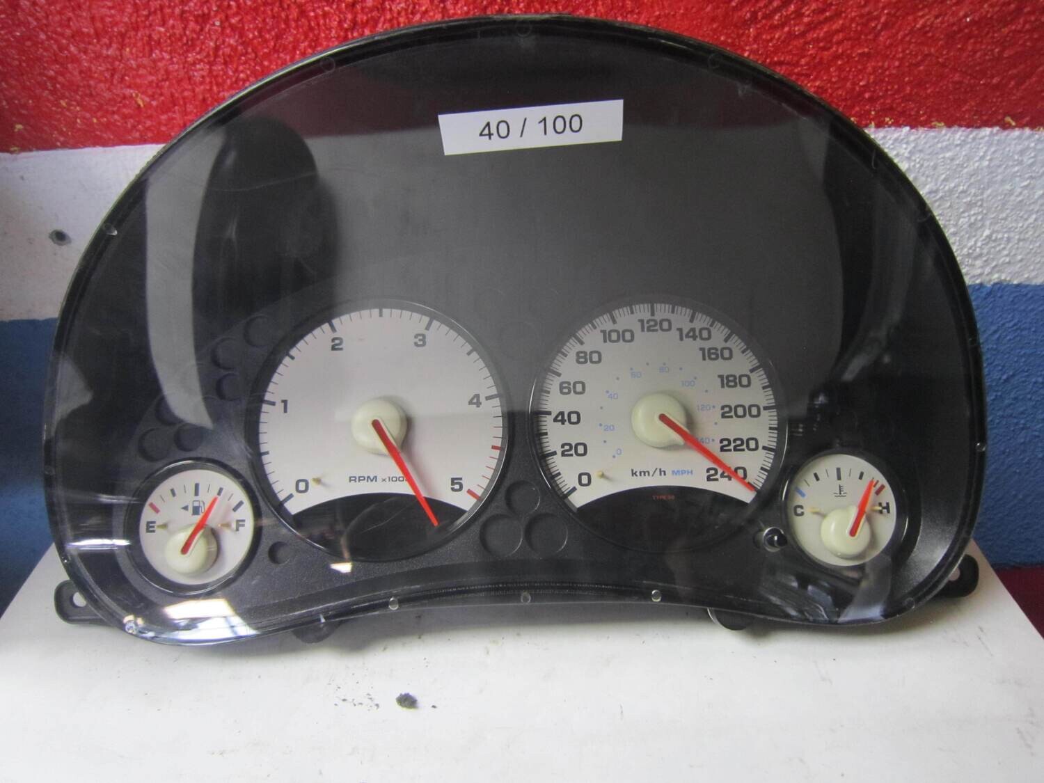 40-100 Quadro Strumenti / Contachilometri Vdo 4828935 04828962AB JEEP Diesel CHEROKEE