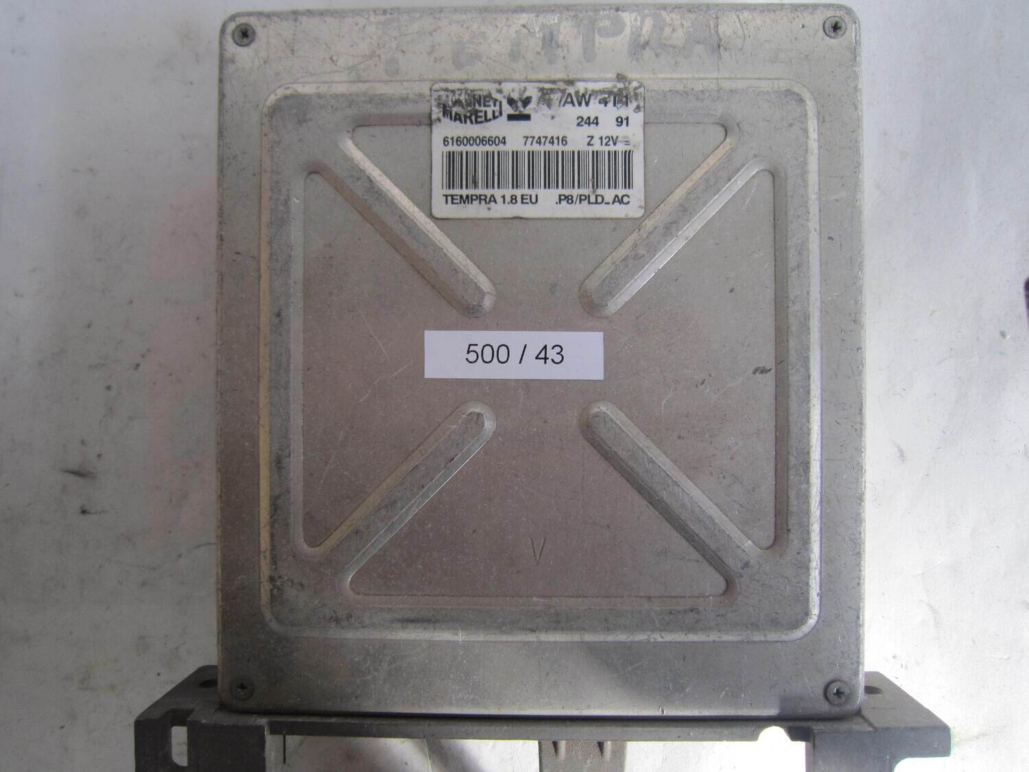 500-43 Centralina Motore Magneti Marelli IAW411 IAW 411 6160006604  7747416      FIAT  TEMPRA 1.8 EU