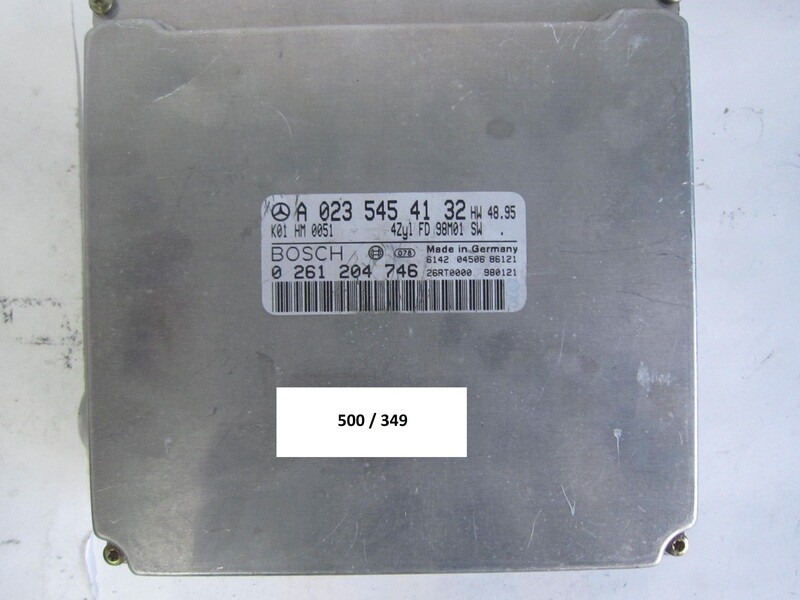 500-349 Centralina Motore Bosch 0 261 204 746 0261204746 A 023 545 41 32 A0235454132 26RT0000 HW 48.95 98M01 Mercedes Benzina CLK SLK