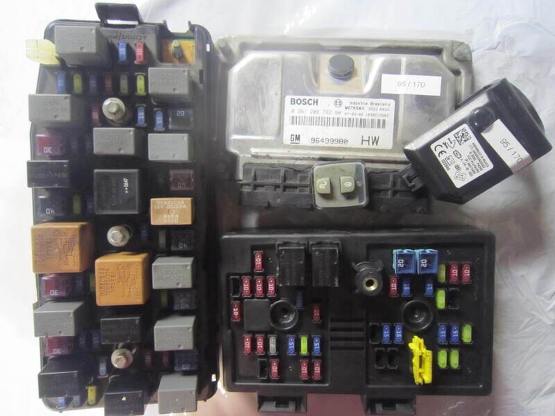 95-170 Kit Motore Chevrolet 0 261 208 782 0261208782 96499980  HW 96499980HW 96627220 CHIP CHIAVE 909C-PK3RO Benzina CAPTIVA