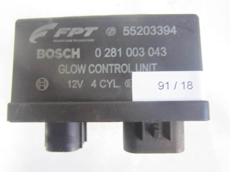 91-18 Rele' Candeletta FPT 0 281 003 043 0281003043 55203394 GLOW CONTROL UNIT ALFA ROMEO / FIAT / LANCIA VARIE