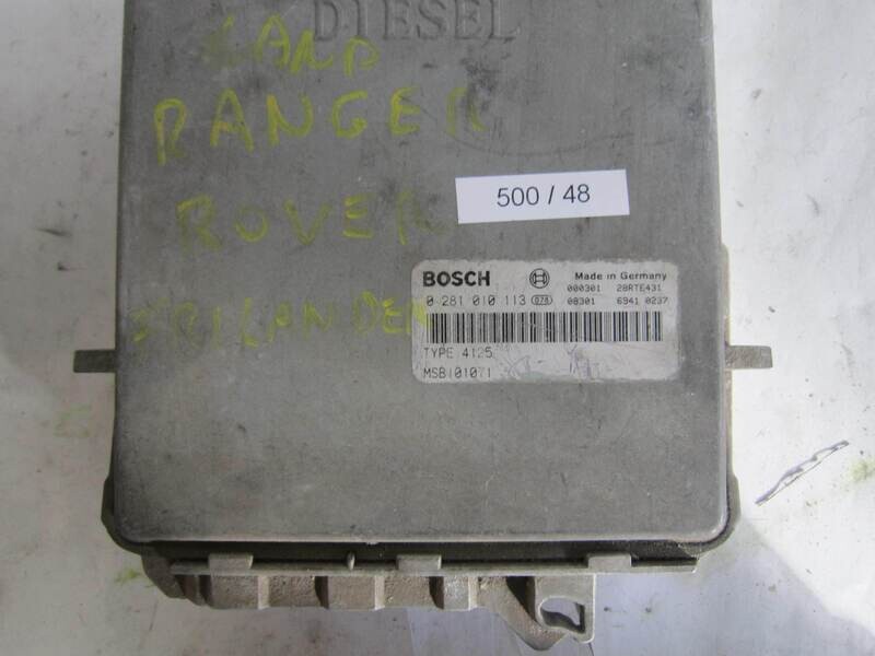 500-48 Centralina Motore Bosch 0281010113 0 281 010 113 TYPE 4125 TYPE4125 28RTE431      LAND ROVER  FREELANDER 2.0 TDI