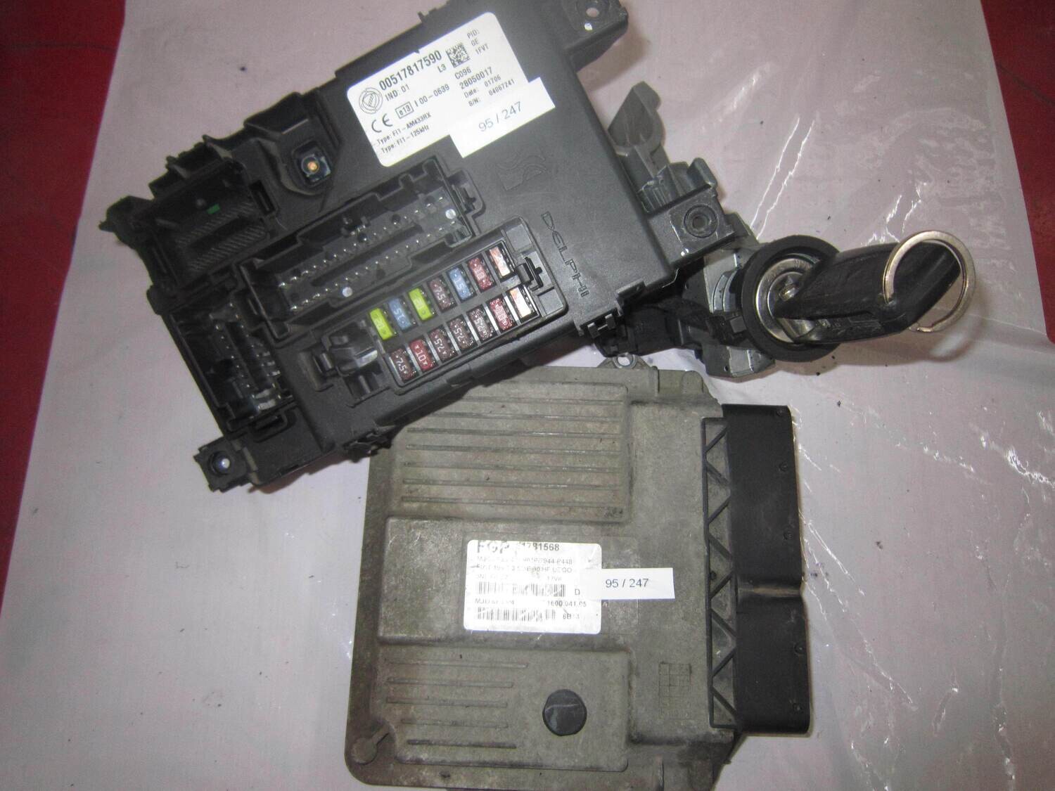 95-247 Kit Motore Alfa Romeo / Fiat / Lancia 51781568 MJD 6F3.P4 MJD6F3P4 00517817590 28050017 HW03P/2944-P448 Diesel PUNTO 1.3