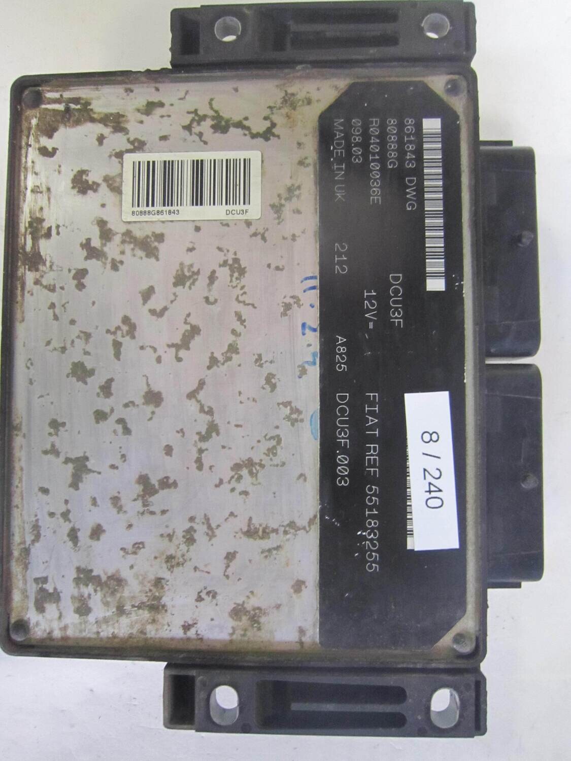8-240 Centralina Motore Lucas  55183255 R04010036E  DCU3F.003 DCU3F003     ALFA ROMEO / FIAT / LANCIA  DOBLO