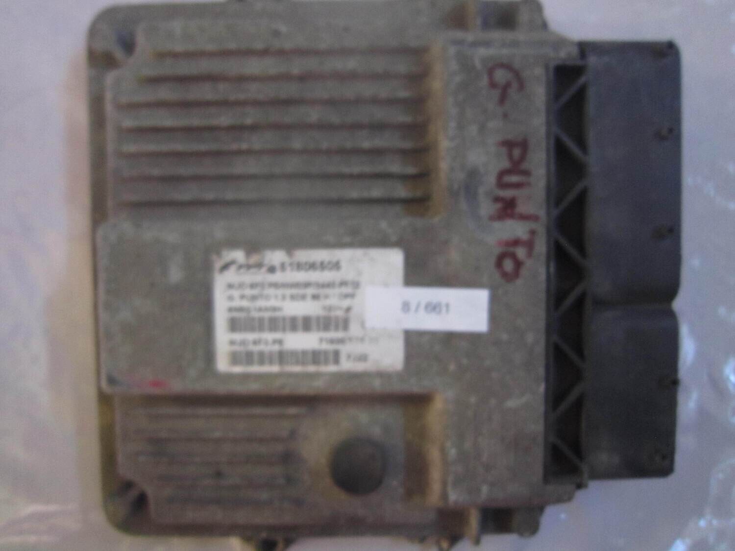 8-661 Centralina Motore Magneti Marelli 51806505 71600.170.02 7160017002 MJD 6F3.P5 HW03P/3443-P570 ALFA ROMEO / FIAT / LANCIA Diesel PUNTO