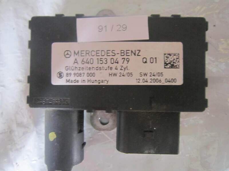 91-29 Rele' Candeletta Mercedes Benz A 640 153 04 79 A6401530479 Q 01 Q01 89 9087 000 HW 24/05 SW 24/05 VARIE