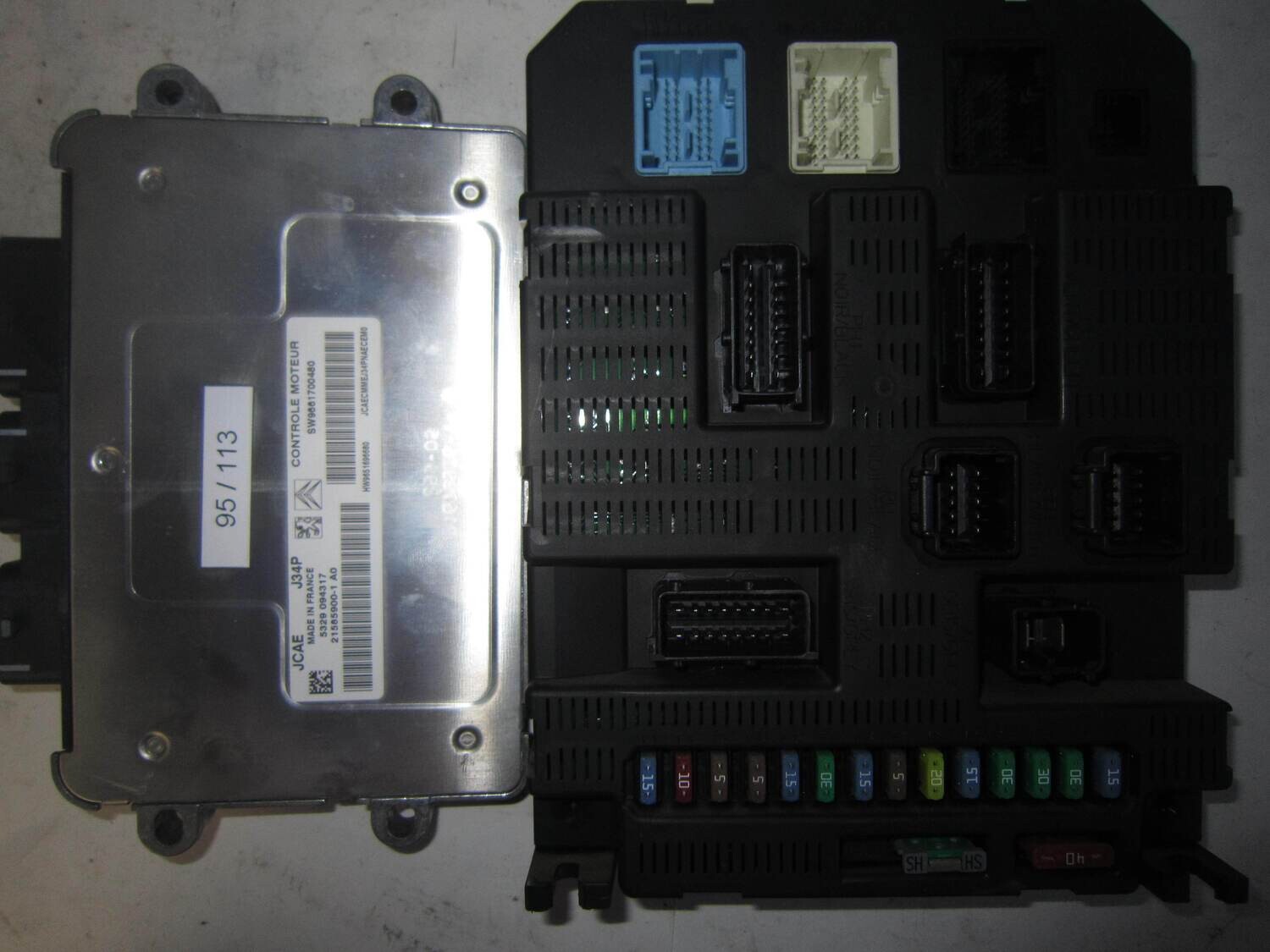 95-113 Kit Motore Citroen / Peugeot 5329 094317 5329094317 21585900-1 A0 215859001A0 9661700480   9651696680 9659285380 BSI 2004 P06-00 Diesel C 2 C 3 1.4