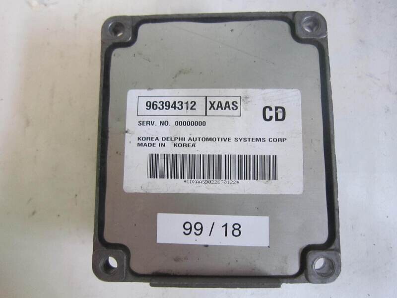 99-18 Centralina Motore Delphi 96394312 XAAS DAEWOO Benzina VARIE