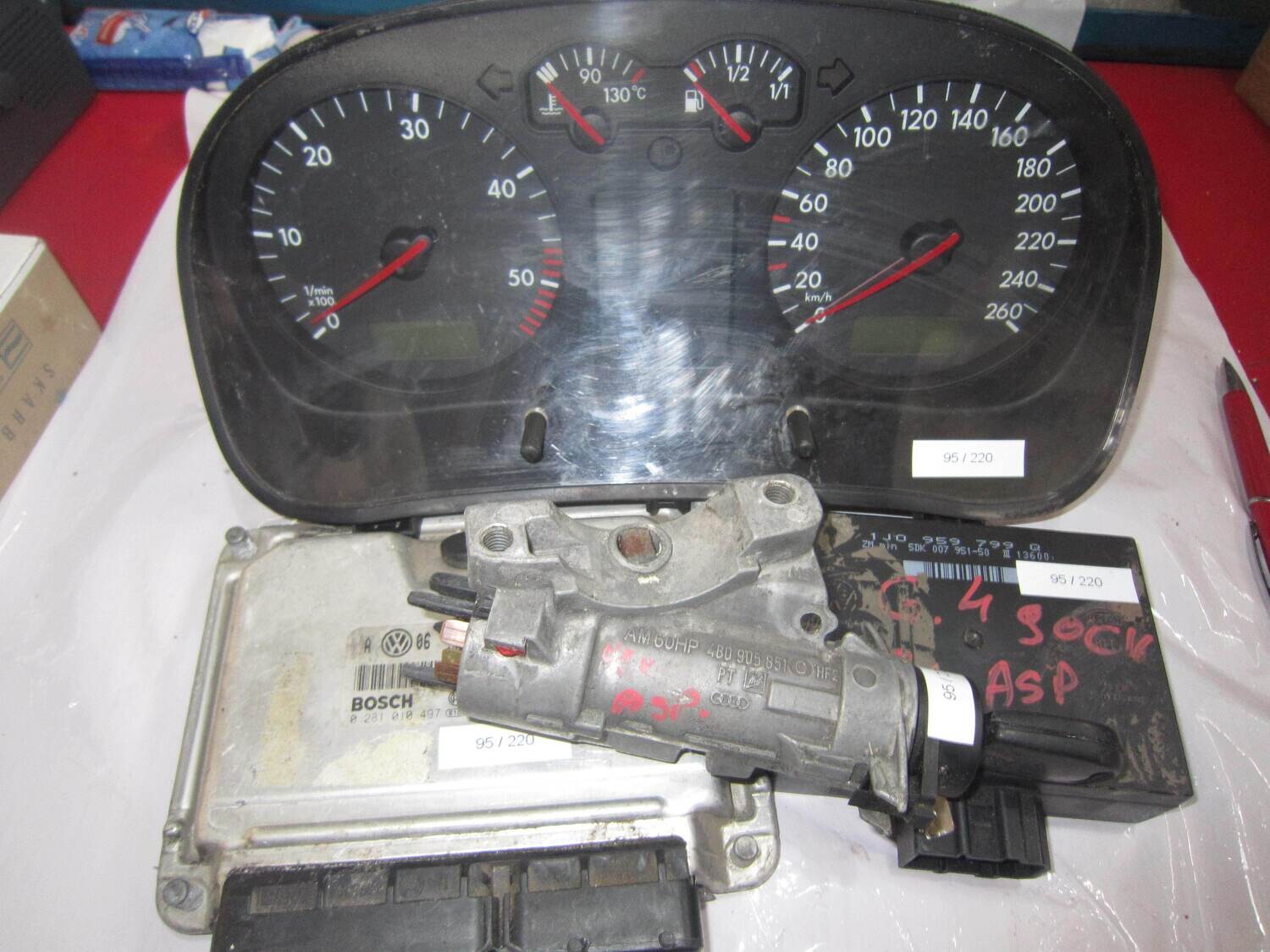95-220 Kit Motore Volkswagen 0 281 010 497 0281010497 038 906 019 DF 038906019DF 1J0 959 799 Q 1035100002 4B0905851 Diesel GOLF 1.9