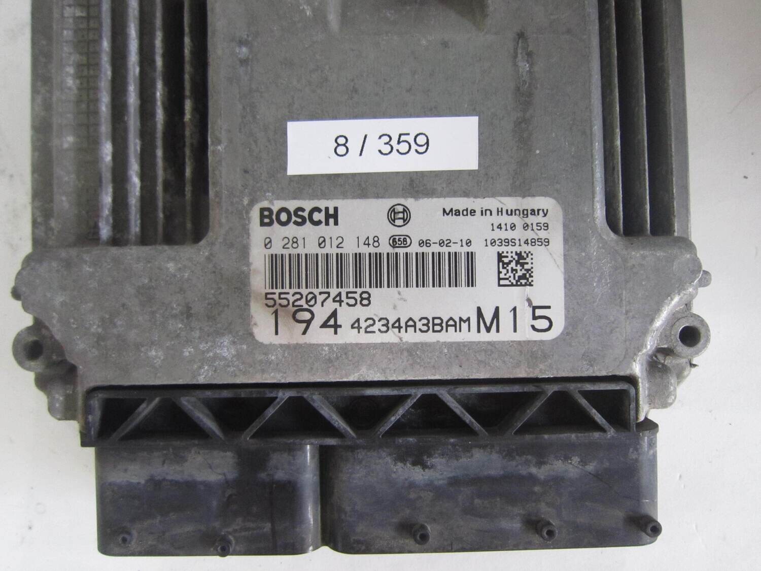 8-359 Centralina Motore Bosch 0 281 012 148 55207458 1039S14859 ALFA ROMEO / FIAT / LANCIA Diesel CROMA 1.9