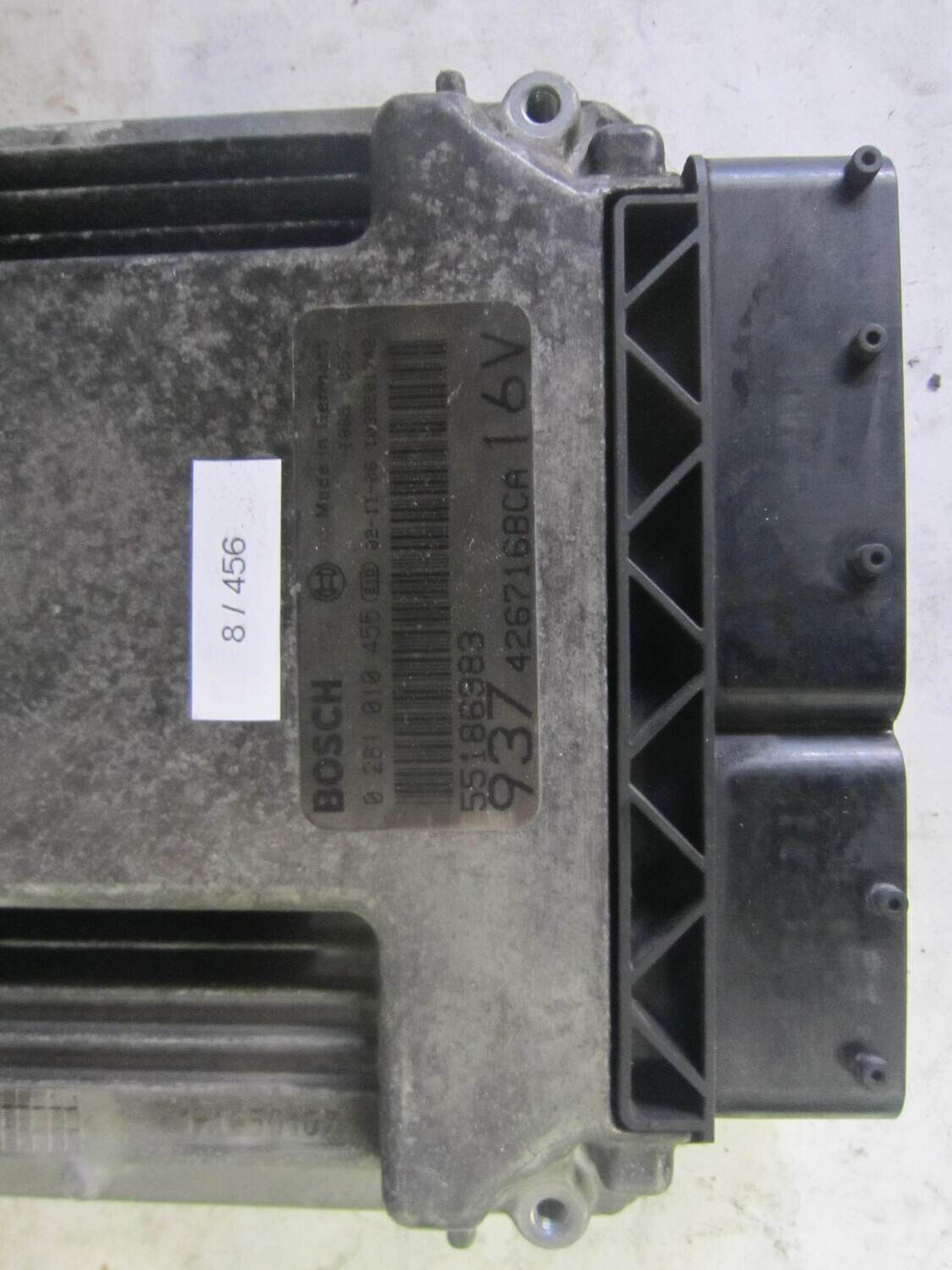 8-456 Centralina Motore Bosch 0 281 010 455 0281010455 55186983 1039S01742 937 426716BCA 16V ALFA ROMEO / FIAT / LANCIA Diesel 147 1.9