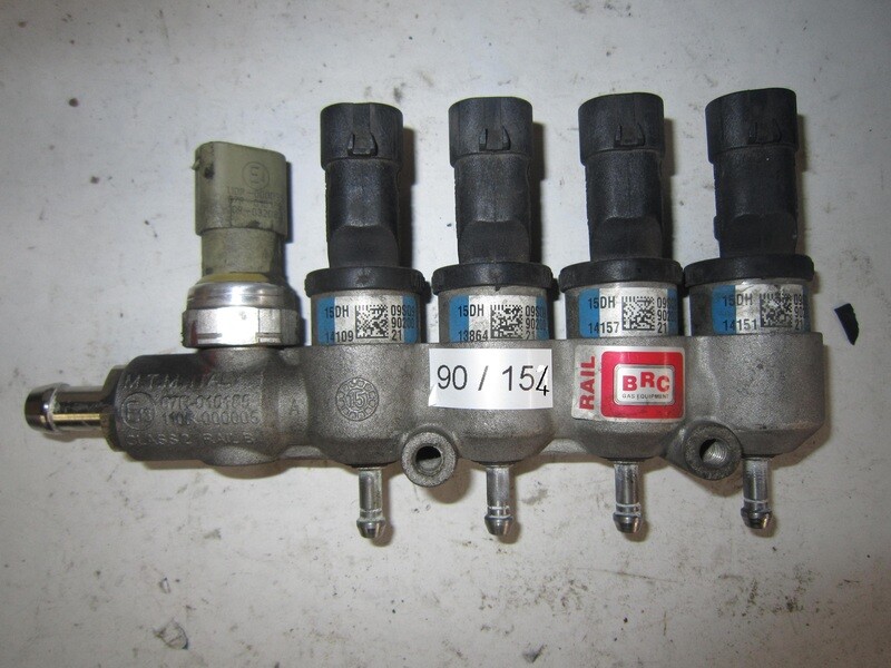 90-154 Componenti Meccanici Rampa Iniettori GPL BRC 67R-010185 110R-000005 CLASS 2 RAIL  8 GENERICA Benzina/GPL
