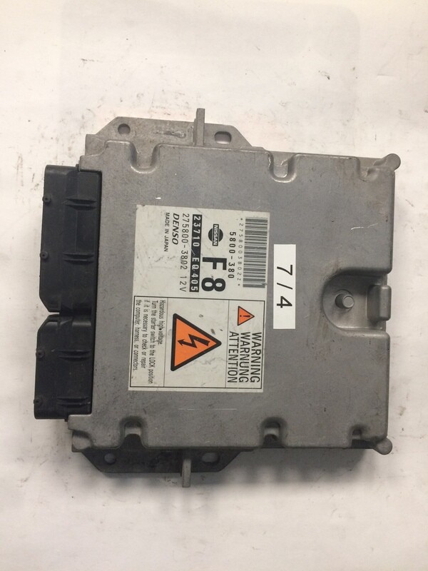7-4 Centralina Motore Denso 23710EQ405 23710 EQ405 275800-3802 2758003802 5800-380 5800380     NISSAN  X-TRAIL T30 2005-2007