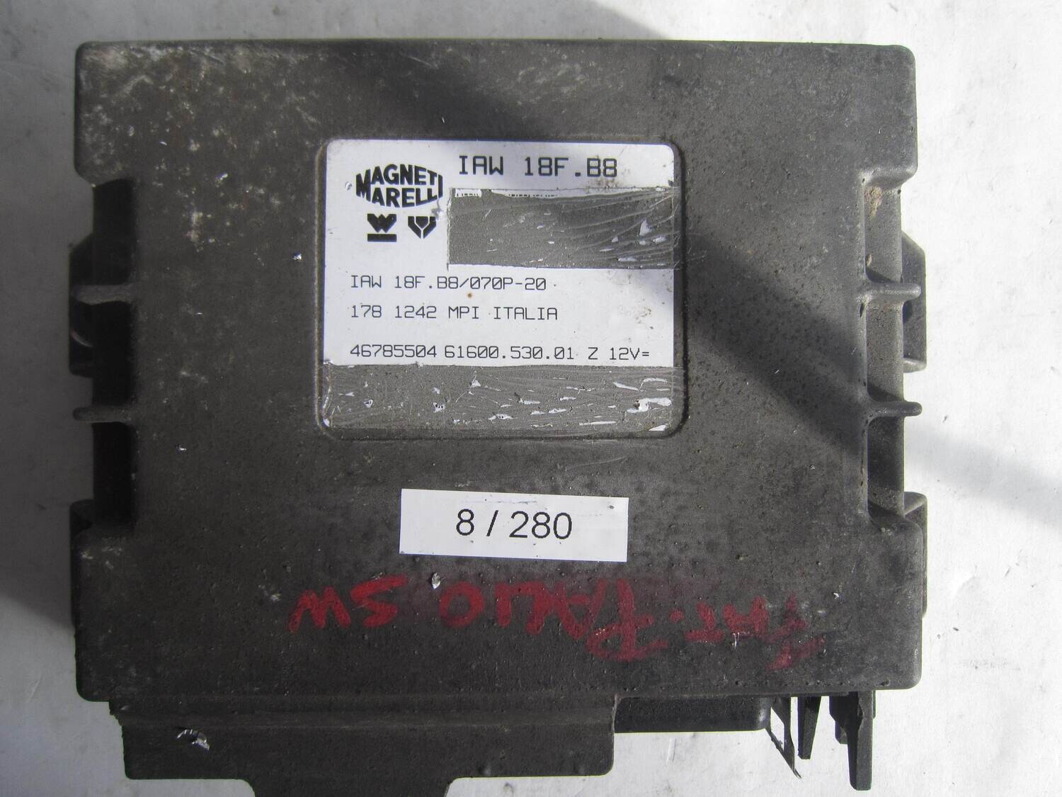 8-280 Centralina Motore Magneti Marelli IAW18FB8 IAW 18F.B8 46785504  61600.530.01 6160053001     ALFA ROMEO / FIAT / LANCIA  PALIO 1.2 BENZINA