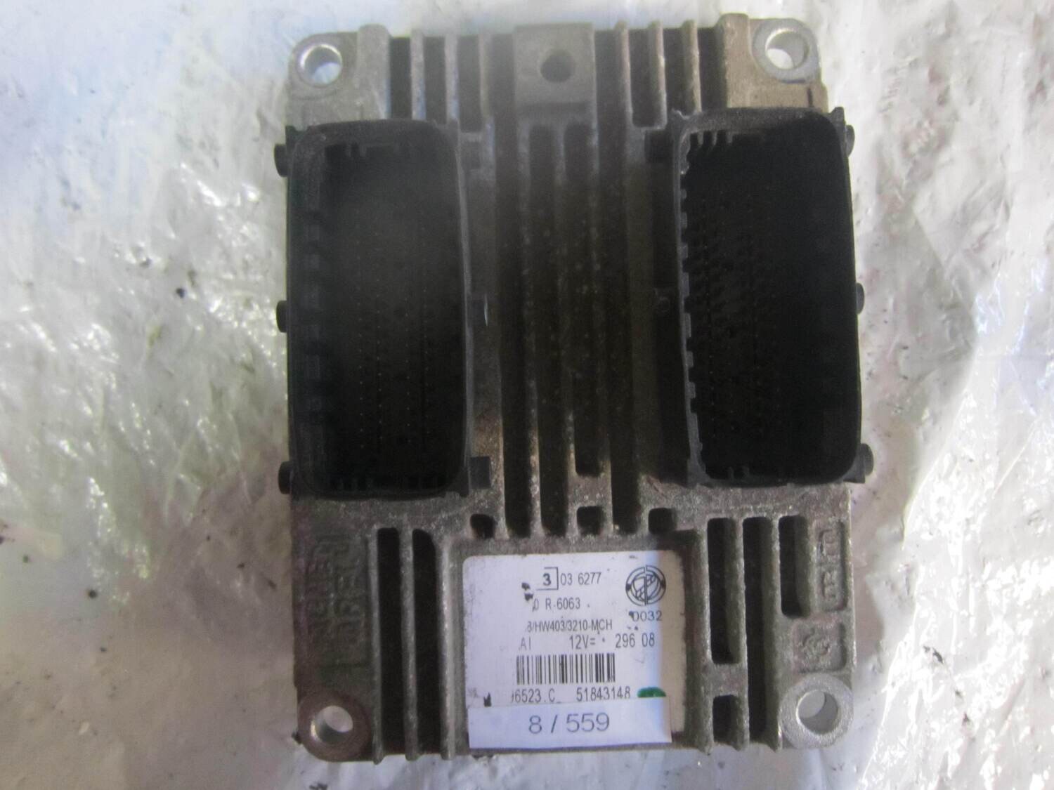 8-559 Centralina Motore Magneti Marelli 51843148 BC.0096523 C BC0096523C IAW 58SF8.M8 HW403/3240-MCH ALFA ROMEO / FIAT / LANCIA Benzina PUNTO